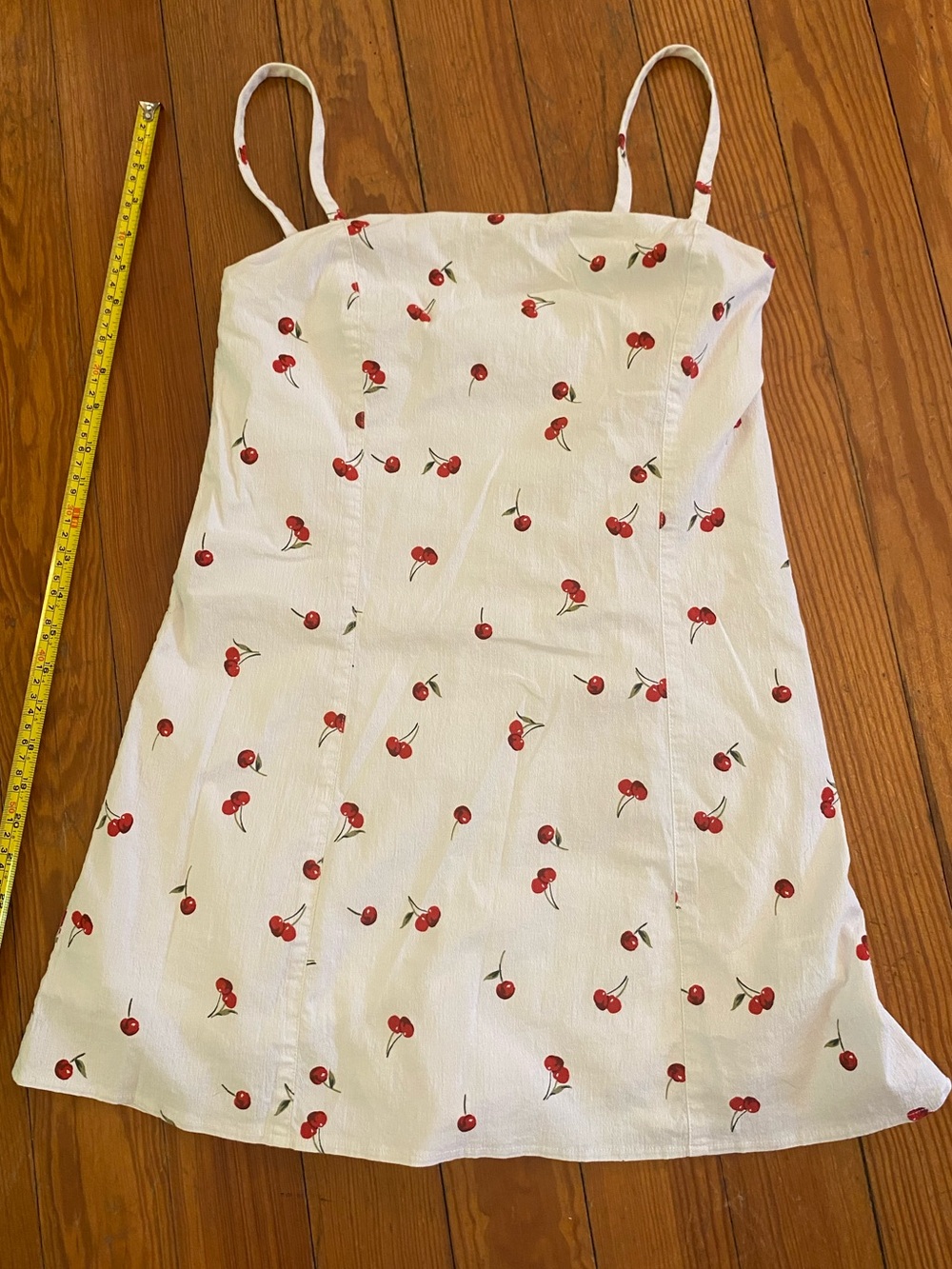 Abercrombie & Fitch Cherry Mini Dress Skort Romper M Petite